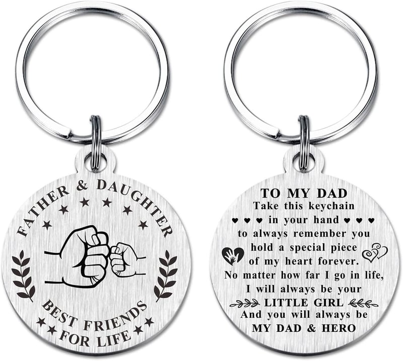 Father's Day Dad Keychain - 