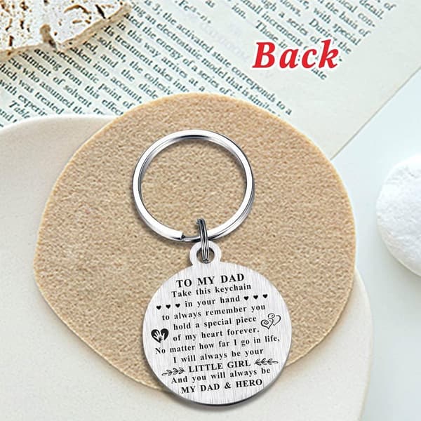 Father's Day Dad Keychain - 