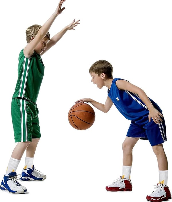 Kids Athletic Sports Socks - 6 Pairs for Ages 5-14