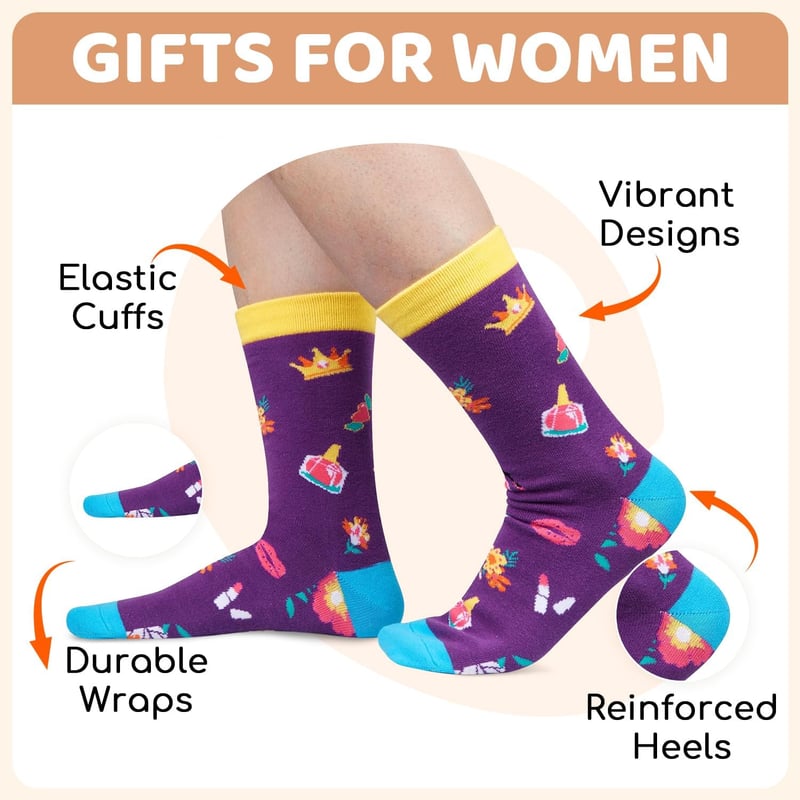 Mother's Day Socks for Women - Gifts for Mom, Daughter, Aunt