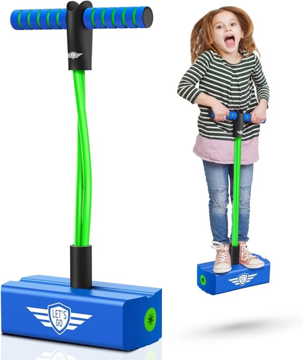 Kids' Foam Pogo Stick - Fun Outdoor Toy for Ages 3-12