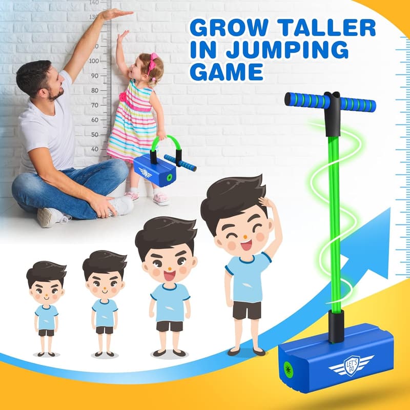 Kids' Foam Pogo Stick - Fun Outdoor Toy for Ages 3-12