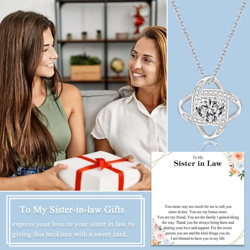 Infinity Necklace Gift for Women - Ideal for Mother's Day & Birthdays