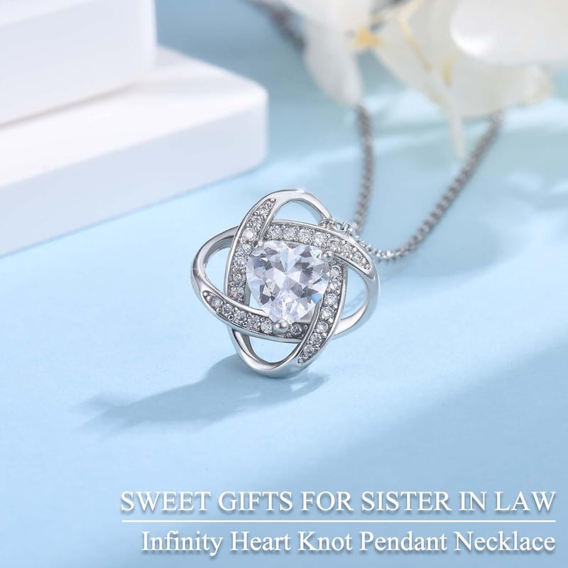 Infinity Necklace Gift for Women - Ideal for Mother's Day & Birthdays