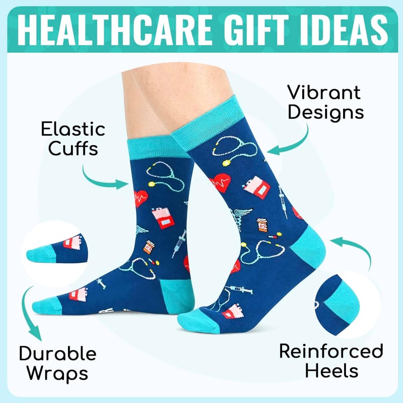 Funny Doctor Socks - Unique Gift for Medical Graduates