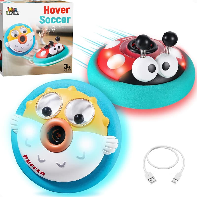Rechargeable Air Floating Soccer Balls - Fun Indoor/Outdoor Game