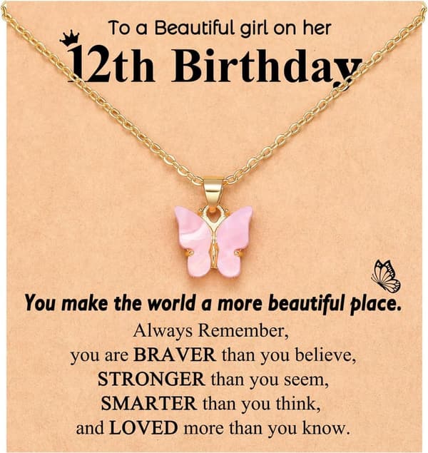 Birthday Butterfly Necklace – You Make the World Beautiful