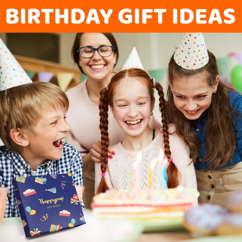 Kids' Birthday Gift Socks with Greeting Card - Ages 3-12