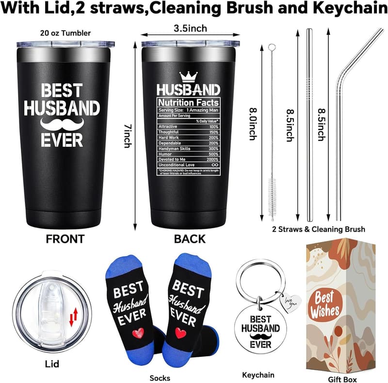 Husband's 20oz Tumbler - Perfect Gift for Any Occasion