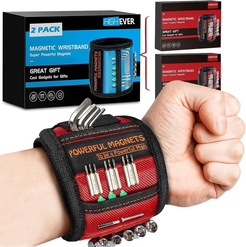 Christmas Magnetic Wristband Gift Set for Men and Women