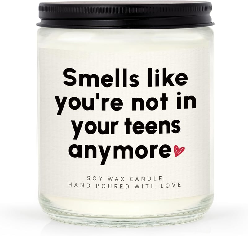 Handmade Lavender Candle for 20th Birthday Celebration