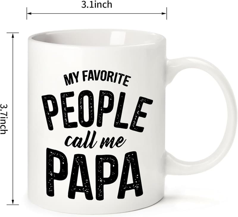 Funny Personalized Coffee Mug for Dad - 11 oz