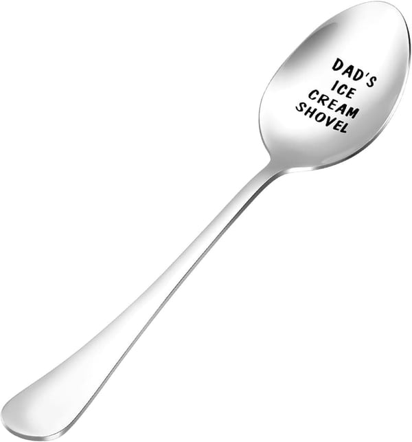 Dad's Ice Cream Shovel Spoon – Engraved Funny Gift for Dads