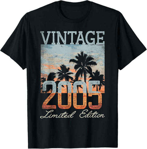 20th Birthday Vintage Limited Edition T-Shirt