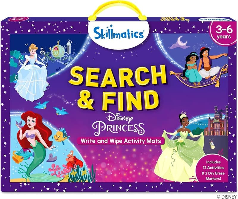 Disney Princess Search and Find Educational Game for Toddlers
