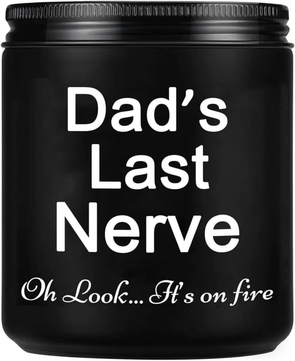 Father's Day Scented Sandalwood Soy Candle for Dad