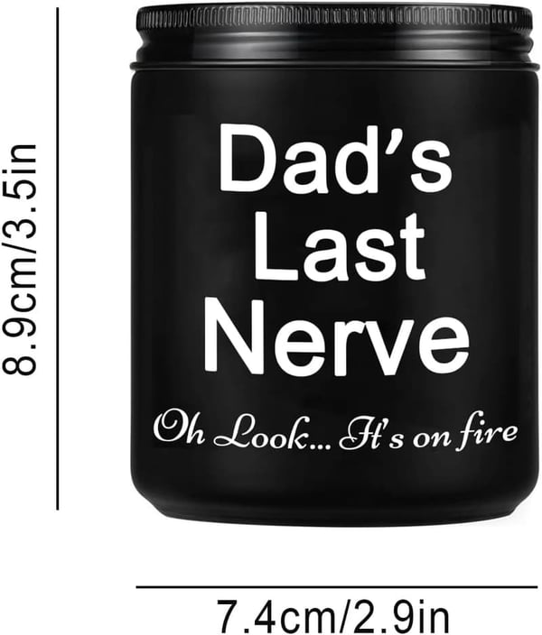 Father's Day Scented Sandalwood Soy Candle for Dad