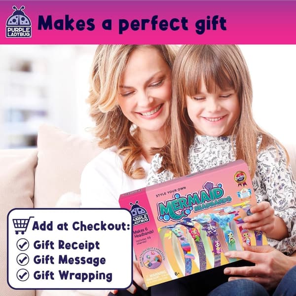 Mermaid Headband Kit for Girls - DIY Summer Party Craft