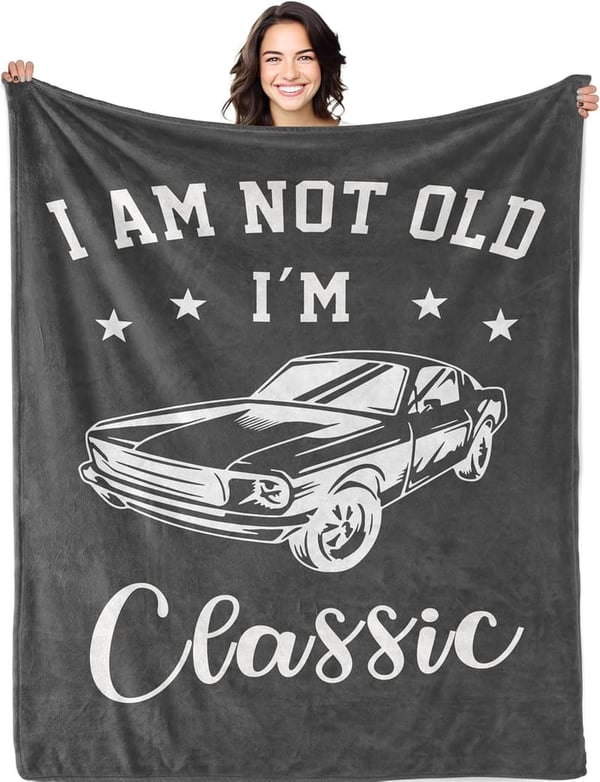 Funny Birthday Blanket for Men - 50
