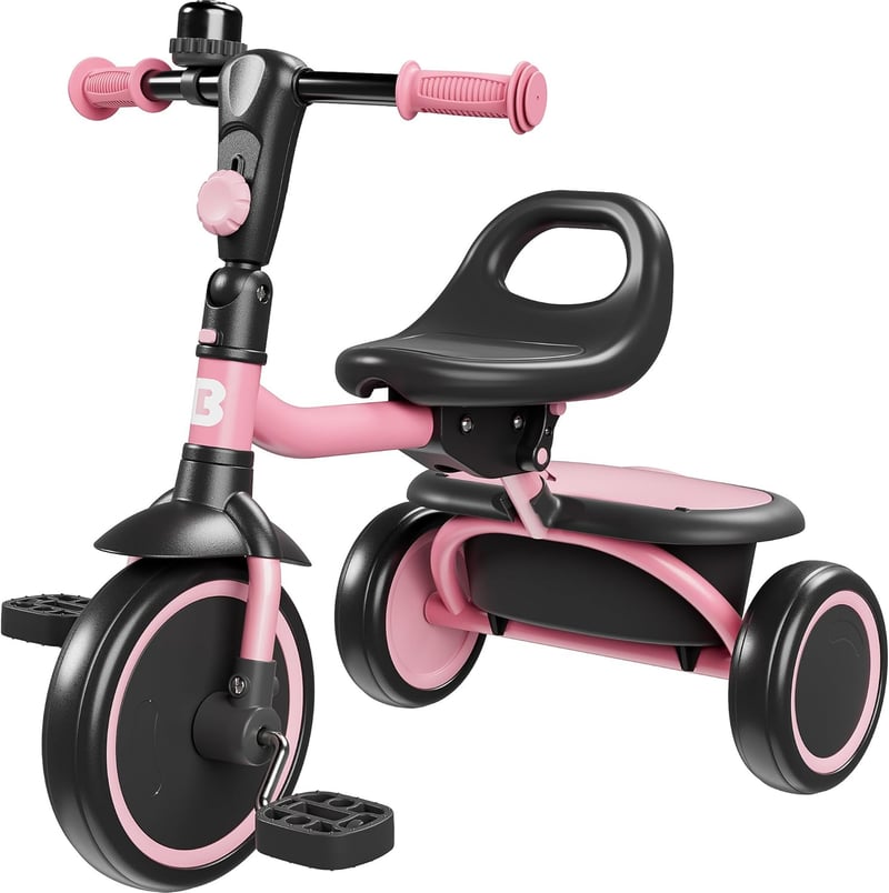 Toddler Tricycle with Bell for Ages 18 Months to 5 Years