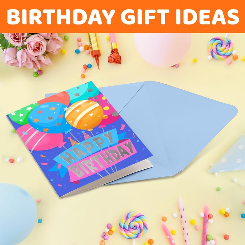 7th Birthday Gift Box for Girls - Socks with Greeting Card