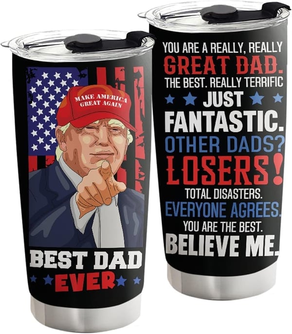 Funny Birthday Tumbler Gift for Dad - 20 Oz