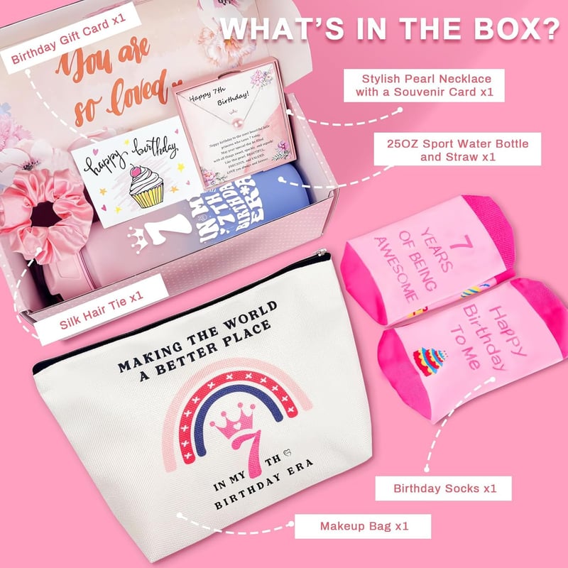 7th Birthday Gift Set for Girls – Fun & Unique Ideas