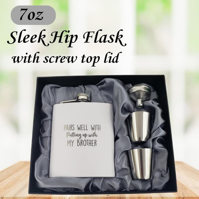 Sister-in-Law Birthday Flask Gift Set
