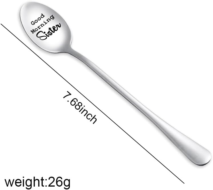 Engraved Spoon Gift for Big Lil Sister - Birthday or Christmas