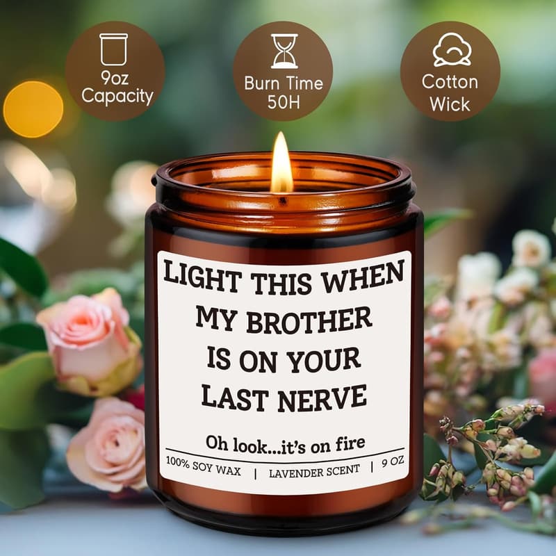 Sister-in-Law Birthday Candle Gift - Funny Bridal Shower Idea