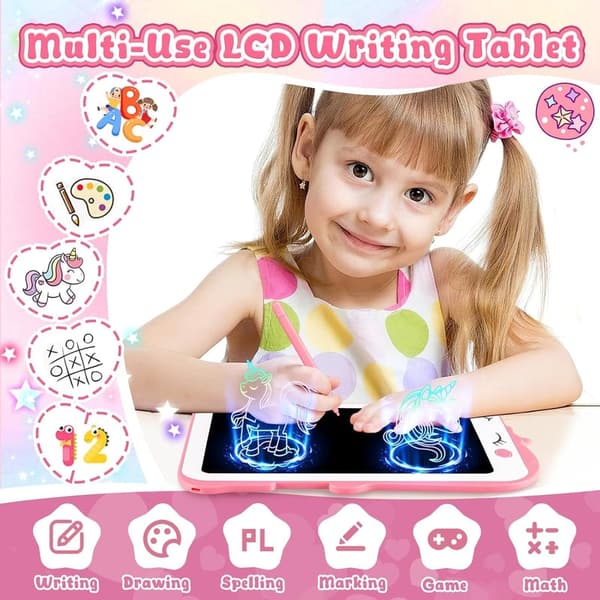 Unicorn LCD Writing Tablet for Kids - Gift for Ages 2-8