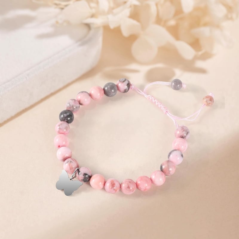 Butterfly Bracelets for 8-Year-Old Girls with Message Card