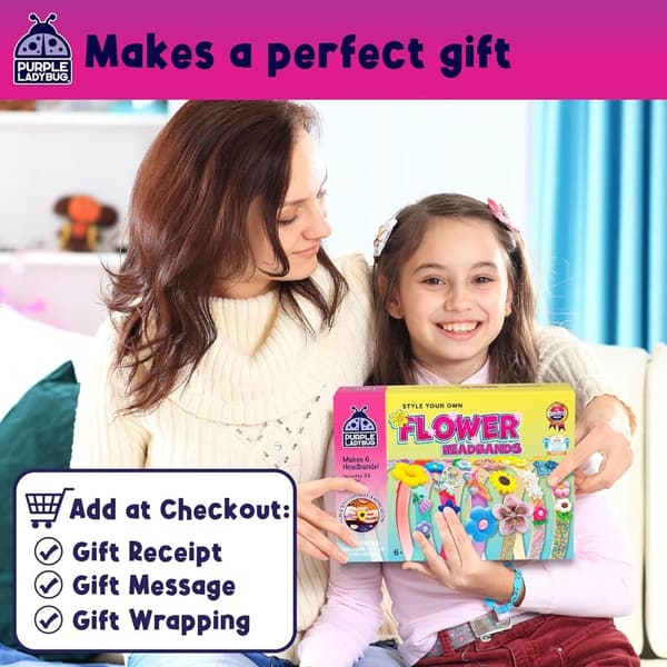 DIY Headband Making Kit for Girls - Craft Set Ages 6-9
