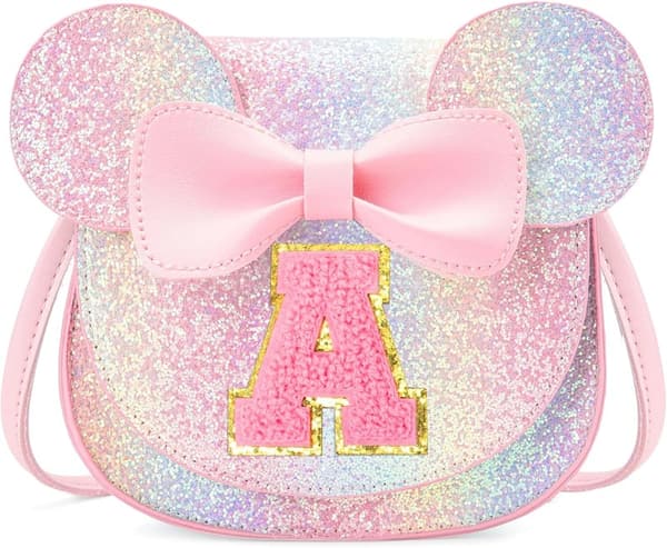 Toddler Girl's Initial Purse for Birthday Gifts