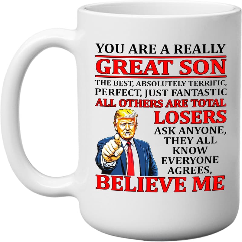 Sarcastic Coffee Mug for Son - Funny Gift Idea