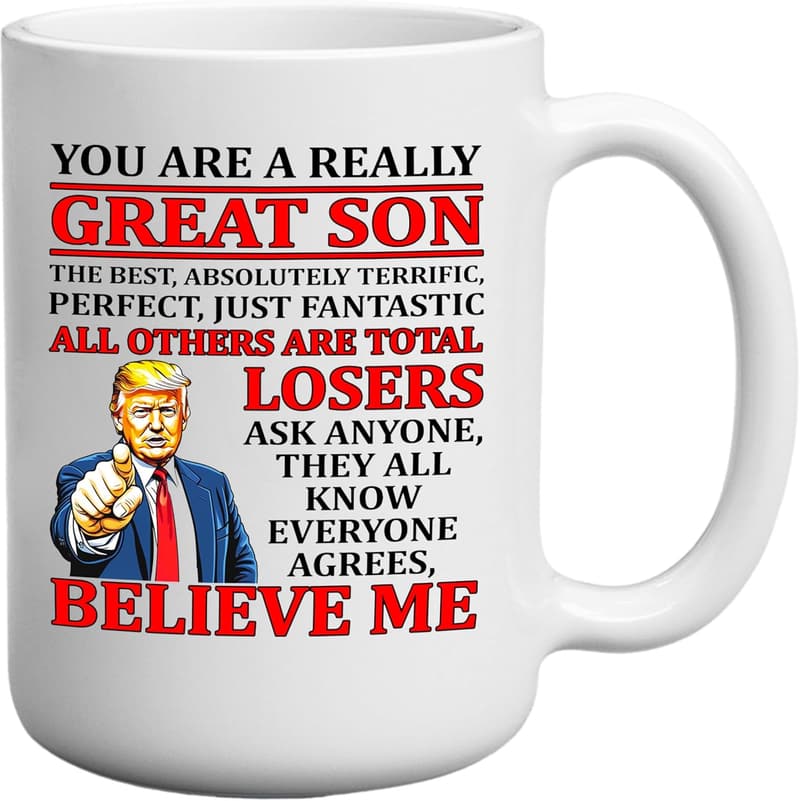 Sarcastic Coffee Mug for Son - Funny Gift Idea