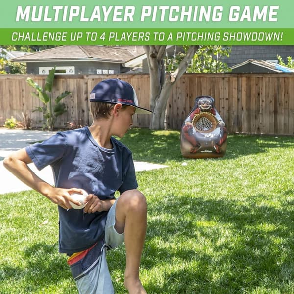 Inflatable Batting Toss Challenge - Baseball Pitching Game