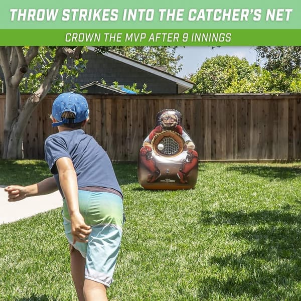 Inflatable Batting Toss Challenge - Baseball Pitching Game