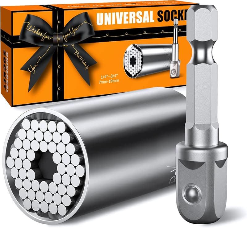 Universal Socket Tool Gift for Men - Christmas Stocking Stuffer