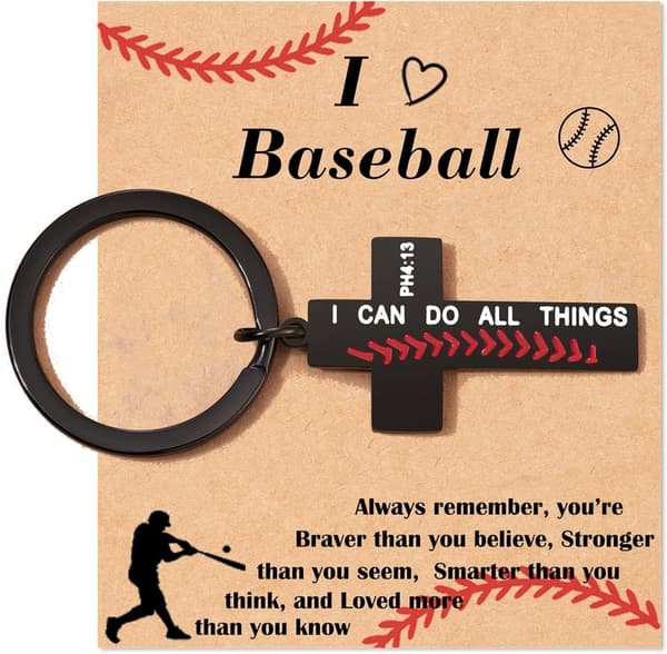 Sports Keychain for Boys – Basketball, Baseball, Football, Soccer