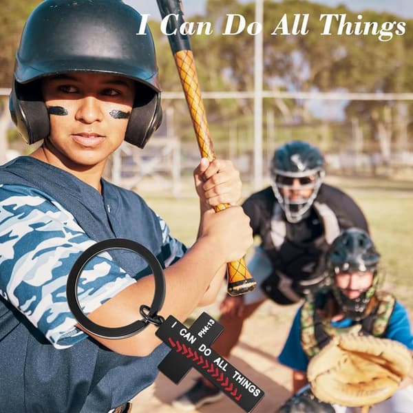 Sports Keychain for Boys – Basketball, Baseball, Football, Soccer