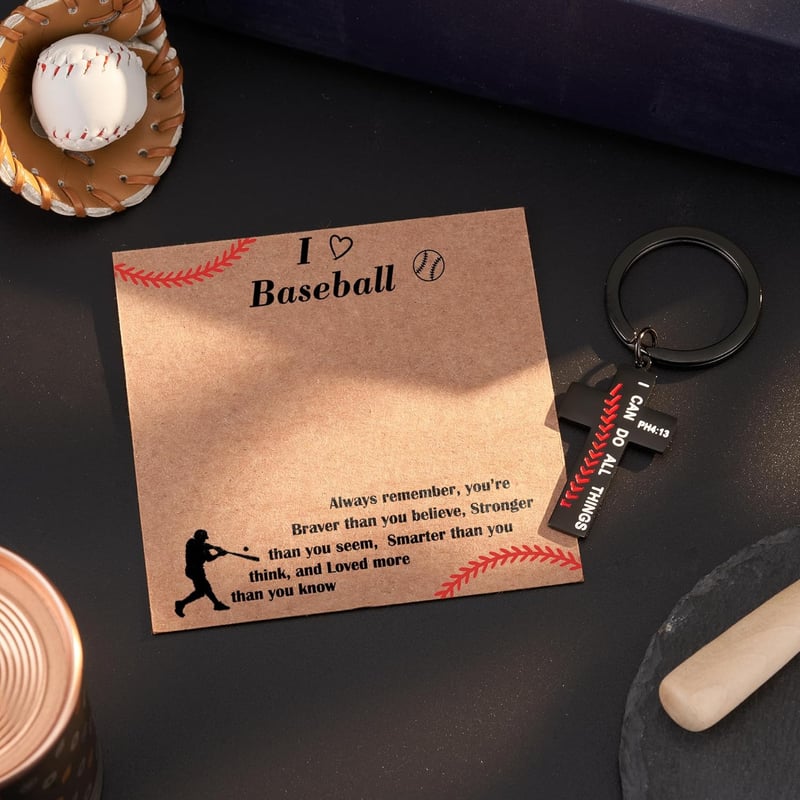 Sports Keychain for Boys – Basketball, Baseball, Football, Soccer