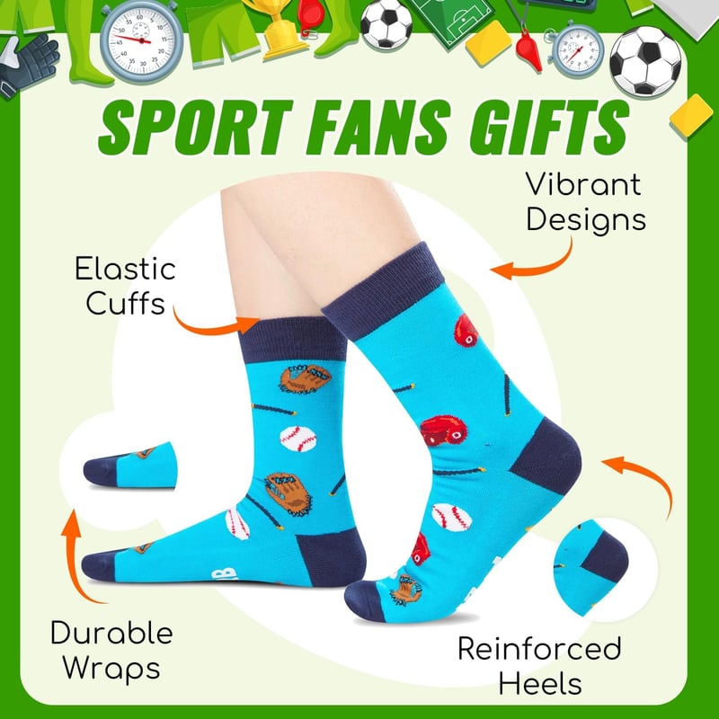Funny Gym & Yoga Socks for Men & Women