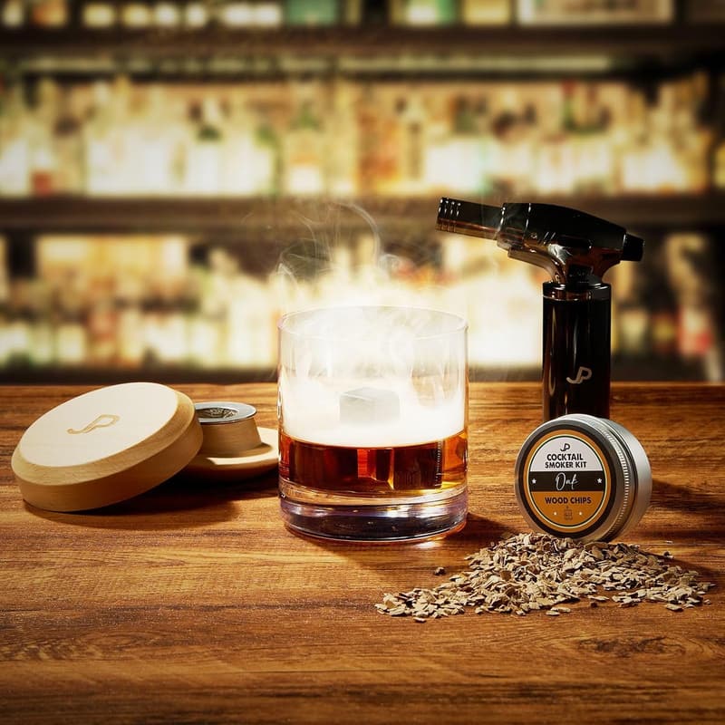 Cocktail Smoker Kit with Wood Chips – Perfect Gift for Dad