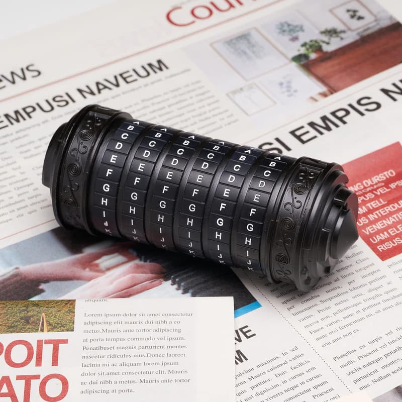 Valentine's Day Cryptex Puzzle Box with Hidden Compartments