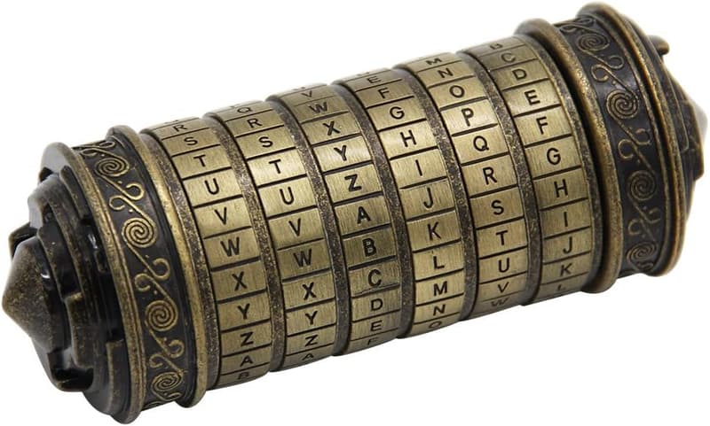 Date Night Mini Cryptex Puzzle Box with Hidden Compartments