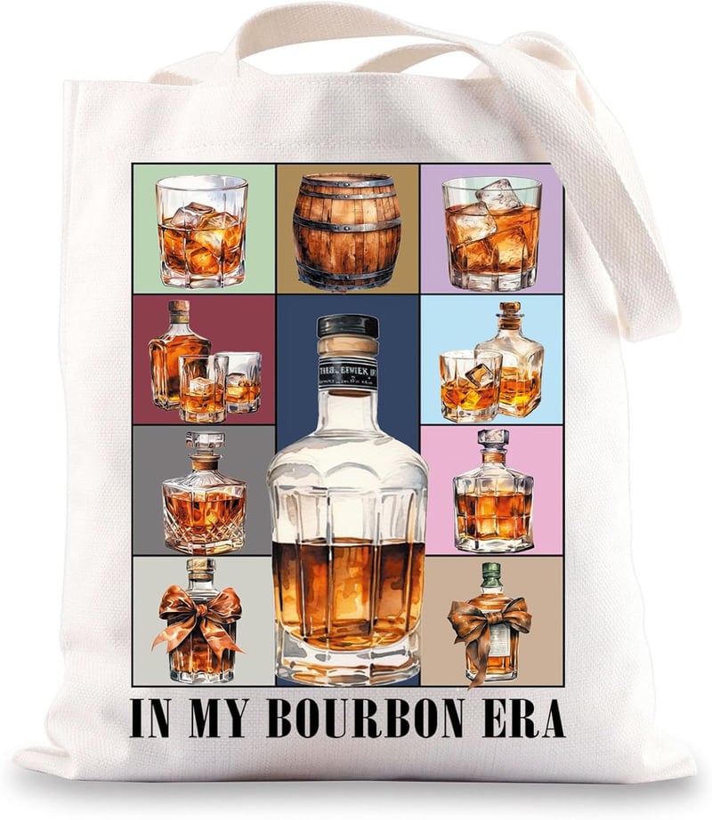 Bourbon Lover Tote Bag - In My Bourbon Era Design
