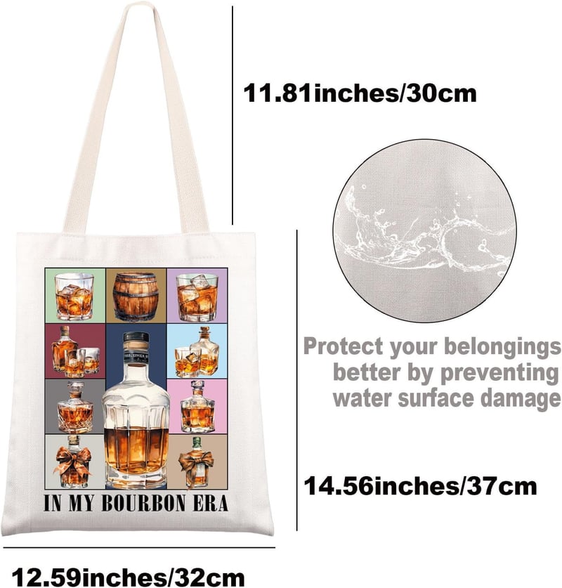 Bourbon Lover Tote Bag - In My Bourbon Era Design