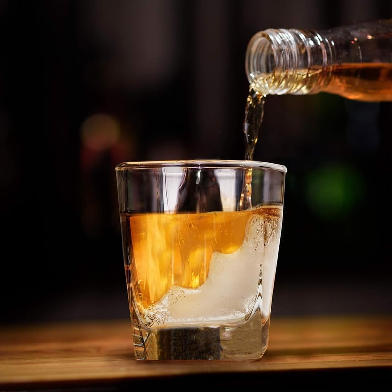 Whiskey Wedge Glass Set - Perfect Gift for Men