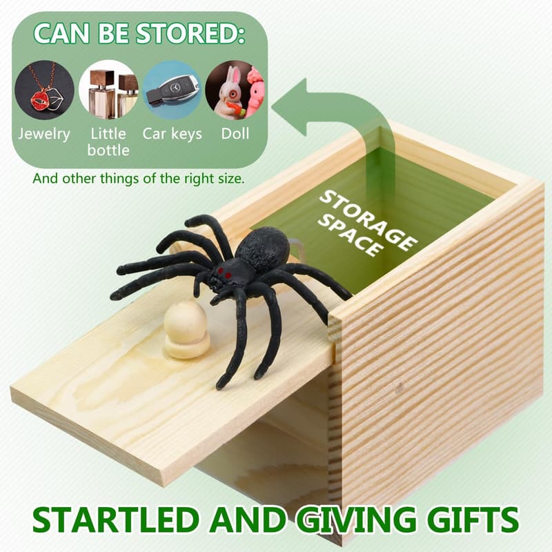 Handcrafted Money Surprise Prank Box for Adults and Kids
